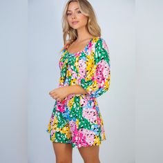 100% Viscose Trendy Pink Jumpsuits And Rompers For Brunch, Playful Multicolor Jumpsuits And Rompers For Spring, Spring Playful Multicolor Jumpsuits And Rompers, Nice Rompers, Black Playsuit, Boho Romper, Flare Jumpsuit, Wrap Romper, Pink Bodysuit