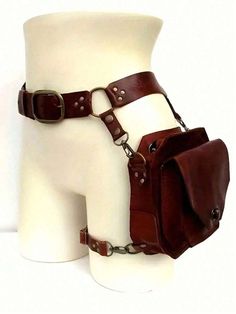 Thigh Bag, Fanny Bag, Leg Bag, Httyd, Waist Pack, Fantasy Clothing, Fantasy Fashion, Character Outfits, Larp