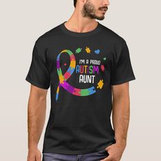 Autism Awareness gift idea for your kid, child, boy, girl, toddler or your mom, father, brother and sister to support autistic children. Proud Aunt, Child Boy, Funny Men, Girl Toddler, Brother And Sister, Mens Fashion Shoes, Man Humor, Mens Clothing Styles, Shirt Design