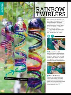 an article about rainbow twirlers is featured in the magazine's website