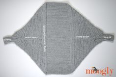 a knitted sweater is shown on a white background with the words,'crochet