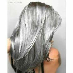 Tinte Kuul Color Cream Metallic Silver 3.04 oz Hair Dye | eBay Ash Grey Hair, Grey Hair Color Silver, Granny Hair, Hair Toner, Gray Hair Growing Out, Gray Hair Cuts