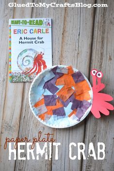 paper plate hermit crab craft for kids to make