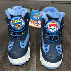 New, Paw Patrol Winter Boots, Plush Lined, Furry Trim As Pictured, Velcro Straps With Paw Patrol Characters As Pictured. Easy Pull On Style With Adjustable Strap. Super Cute, Feel Free To Bundle With Other Items For Better Pricing. Paw Patrol Shoes, Toddler Winter Boots, Boys Winter Boots, Girls Rain Boots, Paw Patrol Characters, Baby Color, Chase Paw Patrol, Warm Snow Boots, Toddler Winter