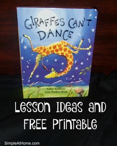 a children's book with the title, lesson ideas and free printable