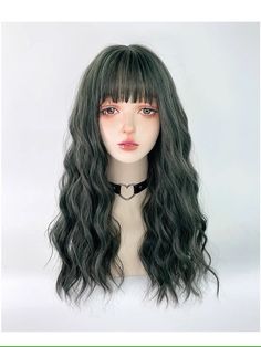 ❤️Hi, Welcome to our store! We are Belong to Your Hair.     We want to provide a wig that belongs only to you, so that you can discover a different      you.      Each of you is so unique, each of you is so confident. Material: Heat resistant fiber, not human hair Standard Cap: Medium/Large One size Include: Each package includes 1 wig & 1 hair cap 🚀SHIPPING -it takes about 5-10 Days to US, 7-14 days to all over the world. -handling time: 1-3 days 🫶RETURN & EXCHANGE -If the product itself is n Goth Wig, Scene Wig, Natural Curly Wig, Long Wavy Wig, Ombre Green, Wavy Wig, Curly Wig, Green Ombre, Cap Hair