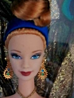 Barbie Box, The Peacock, Handmade Dress, Be Present, Bear Doll, Handmade Dresses, A Series, Barbie Dolls, Art Dolls