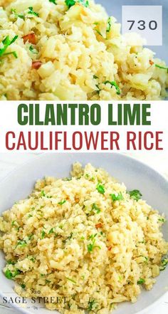 this is an easy and delicious recipe for cauliflower rice