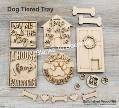 dog themed trays and magnets for dogs