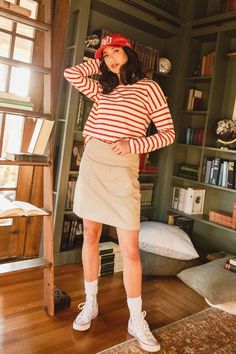 Classic stripes, classic fit, classic cotton! #backtoschooloutfits #falloutfits #dresstoimpress #schooloutfits #discover #styleideas Albion Fit, Stylish Jumpsuit, Crimson Red, Back To School Outfits, Outfit Inspo Fall, Red And White Stripes, Striped Sweater, Cozy Sweaters, Fall Outfit