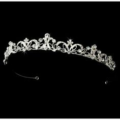 Silver Clear Rhinestone Floral Bridal Tiara Wedding Headband Silver Clear Rhinestone Floral Bridal Tiara Wedding Headband If you’re looking for an elegant bridal headpiece but don’t want a full tiara, this is an ideal choice! Gorgeous round-cut clear crystals gracefully sit within a wonderful silver plated floral motif on this charming silver plated tiara. This will look stunning with a white or ivory wedding dress or any color prom dress! Size: 0.75” tall with design extending 7.25” on a 13.5” Wedding Tiara Headband, Fairytale Bridal, Crystal Wedding Tiaras, Floral Tiara, Bridal Tiaras, Crystal Bridal Tiaras, Silver Headband, Headband Tiara, Ivory Wedding Dress