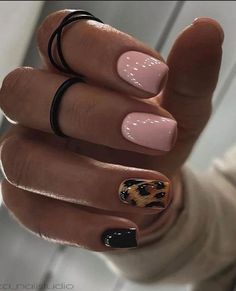 ✩ (@galactayoms) on X Small Nails, Sassy Nails, Nails Fashion, Leopard Nails, Short Square Acrylic Nails, Nails 2023, Short Acrylic Nails Designs, Neutral Nails, Square Acrylic Nails