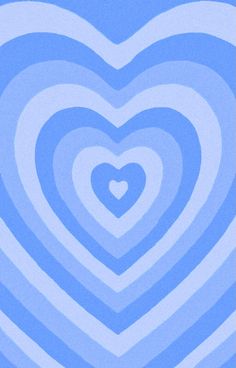 a blue and white background with hearts in the middle