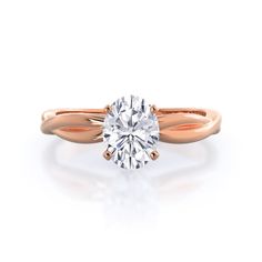 A modern twist on a simple solitaire that rises up to the center stone in a criss crossing pattern Minimal Engagement Ring, Solitaire Diamond Ring, Sparkly Ring, Gorgeous Engagement Ring, Simple Engagement Rings, Classic Engagement Rings, Solitaire Diamond, Oval Cut Diamond, Emerald Engagement Ring