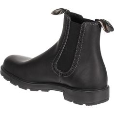 Blundstone - 3/4 Back - Rugged Chelsea Boots For Winter Outdoor, Slip-on Steel Toe Outdoor Boots, Outdoor Slip-on Steel Toe Boots, Classic Waterproof Hiking Boots For Fall, Rugged Outdoor Moc Toe Chelsea Boots, Rugged Moc Toe Chelsea Boots For Outdoor, Rugged Chelsea Boots With Rubber Sole For Outdoor, Rugged Black Chelsea Boots For Outdoor, Rugged Chelsea Boots With Reinforced Toe For Outdoor