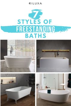 different styles of freestanding bathtubs