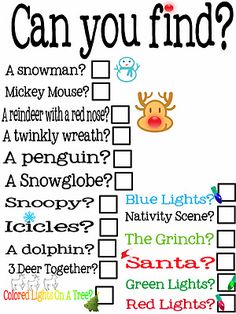 a snowman and reindeer crossword with the words can you find?