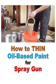 Easy steps and guide on how you can thin oil paint for spraying. Check these steps for sure before getting started with painting your interiors or exteriors. Diy Paint Sprayer, Spray Booth Diy, House Painting Tips, Auto Painting, Car Spray Paint