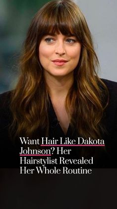 Dakota Johnson Haircut Bangs, Dakota Johnson Hair Red Carpet, Dakota Johnson Medium Length Hair, Dakota Johnson Auburn Hair, Dakota Johnson Style Hair, Dakota Johnson No Makeup, Dakota Johnson Bangs Fringes, Dakota Johnson Short Hair Bangs, Jane Birkin Hairstyle