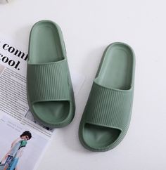 Treat yourself like royalty and enjoy pillow-like comfort with every step you take! Our unique Earthy Colors Cloud Slides come equipped with some of the softest, and thickest soles on the market! The ergonomic material composition allows your feet to sink deep and relax all the aches that usually come from standing for too long. The Cloud Cushion Slides help combat and distribute the pressure that builds up in your lower body while giving it the break it needs. Spend more time up and about witho Pillow Slippers, Cloud Slides, Cute Slides, Cloud Shoes, Cloud Cushion, Bahama Mama, Anti Chafing, Comfortable Slippers, Walking On Clouds