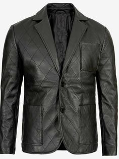 Presenting this Unique Diamond Leather sports coat by musheditions is an ultimate treat to your eye. Made with the perfection and attention to the details this Leather sports coat with diamond pattern shows true elegance and style for this winter season. This coat shows how you can style in order to follow trends with todays world and also provides sophistication, warmth and class. #AtheleticStyle #tailoredfit #LuxuryLifestyle #MensFashion Mens Leather Blazer, Plus Size Leather Jacket, Black Leather Coat, Leather Blazer Jacket, Sports Coat, Modern Gentleman, Genuine Leather Jackets, Mens Leather