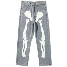 SKELETON PANTS – COLDLINE CLOTHING Skeleton Pants, Hip Hop Trousers, Estilo Hipster, Oversized Streetwear, Skeleton Print, Pants Loose, Denim Pants Women, Streetwear Y2k, Streetwear Style