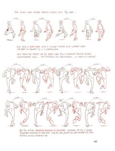 an image of how to draw people doing different poses