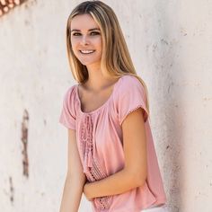 Add An Extra Touch With This So Fun And Cozy Blouse Featured In A Bohemian Design With Tassel Details. Wear On Or Off The Shoulders. Please Note This Pink Is More Like A Dusty Rose-Pink As Shown In The Photo On The Mirror. New With Tags Comes From Smoke Free Home Comes In Sizes -Xs-Xxl Comes In Additional Color-Cream In My Shop Casual Tassel Blouse For Spring, Casual Beach Tops With Tassels, Casual Tassel Tops For Spring, Casual Spring Tops With Tassels, Short Sleeve Cotton Blouse With Tassels, Cotton Short Sleeve Blouse With Tassels, Cotton Blouse With Tassels And Short Sleeves, Casual Short Sleeve Tops With Tassels, Casual Peasant Top With Tassels For Spring