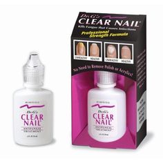 Dr.G's Clear Nail Decription: Medical Strength ? Physician Formulated No need to remove nail polish or acrylics Promotes new healthy nail development Kills the Fungus that can cause Nail Infections Fungal Infection Skin, Nail Red, Nail Design Glitter, Nail Infection, G Nails, Fungal Nail, Clear Nail, Nails Today, Brittle Nails