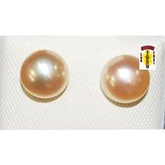 Pink Tinted Pearl Earring Pink Pearl Earrings, Pearl Earring, Pink Pearl, Pearl Earrings, Silver, Pink, White