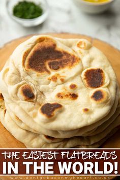 the best flatbreads in the world are made with whole wheat flour and butter