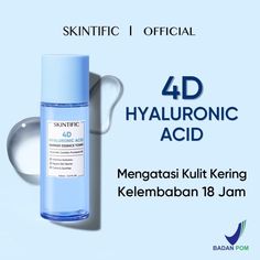 Essence toner yang menggabungkan 3 kandungan aktif Hyaluronic Acid, Ceramide, dan Centella Asiatica untuk mengatasi kulit kering secara cepat namun tetap aman untuk kesehatan skin barrier. Diperkaya dengan Teknologi Hymagic™-4D, yang merupakan gabungan 4 jenis Hyaluronic Acid yang ditargetkan untuk menghidrasi setiap lapisan kulit. 4D Hyaluronic Acid ini membantu melembabkan hingga ke lapisan paling dalam kulit, sehingga kulit lebih terhidrasi, lembap, segar, serta memperkuat skin barrier.    Manfaat :  ●Memberikan hidrasi secara Instan  ●Mengatasi masalah kulit dehidrasi dalam 10 detik  ●Memberikan hidrasi dan kelembaban secara intensif  ●Memberikan kelembaban yang tahan lama selama 18 jam  ●Menenangkan kulit  ●Memperkuat skin barrier  #SKINTIFIC#TONER Skin Care Toner Products, Tighter Skin, Hydrating Toner, Skin Redness, Improve Skin