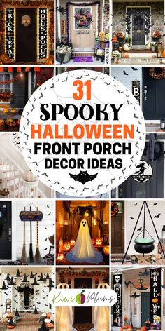 halloween front porch decor ideas that are easy to make