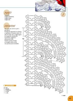 the instructions for crochet lacework