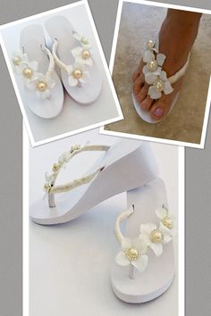 Wedding Flip Flops. Bride Flip Flops. Wedges. Sandals for Bride . Sandals for Wedding. Beach Wedding Flip Flops. FREE SHIPPING. Shoes Open Toe Sandals For Beach Wedding, Open Toe Sandals For Beach Season Weddings, Open Toe Wedding Sandals For Beach Season, Elegant Beach Wedding Sandals, White Sandals For Destination Wedding In Summer, Adjustable White Sandals For Beach Wedding, Elegant Beach Flip Flops, Elegant White Wedding Shoes For Beach Ceremony, White Wedding Shoes For Destination Wedding In Summer