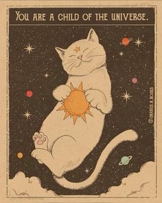 an image of a cat that is holding a star