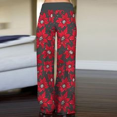 Buy More! Save More! Casual Floral Print Wide Leg Harem Pants, Casual Wide Leg Harem Pants With Floral Print, Casual Wide Leg Floral Print Harem Pants, Floral Print Full-length Loungewear Pants, Casual Floral Print Wide Leg Loungewear Pants, Floral Print Wide Leg Loungewear Pants, Casual Floral Print Wide Leg Pants, Casual Floral Print Wide Leg Pants For Loungewear, Casual Floral Print Wide Leg Lounge Pants