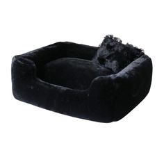 Hello Doggie Divine Lounger Nesting Dog Bed — Black Dog Bakery, Pampered Pooch, Dog Bag, Luxury Dog, Dog Holiday, Dog Carrier, Black Bedding, Grey Bedding, Pet Beds