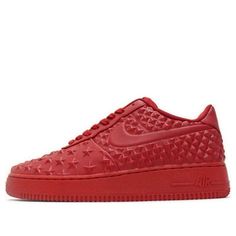 Nike Air Force 1 Low 07 LV8 VT 'Independence Day Red' 789104-600 (AF1/SNKR/Retro/Skate/Casual/Low Top) Red Custom Sneakers With Perforations And Round Toe, Red Custom Sneakers With Round Toe And Perforations, Red Casual Custom Sneakers With Studded Outsoles, Red High-top Custom Sneakers With Studded Outsoles, Red High-top Custom Sneakers With Perforations, University Red Nike Air Force 1 Low-top For Sports, Nike Air Force 1 Low-top Fade-resistant Synthetic, Red Nike Air Force 1 Low-top With Branded Insole, Red Synthetic Nike Air Force 1 Sneakers