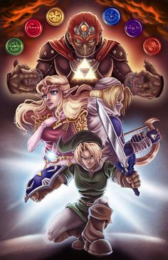 the legend of zelda poster