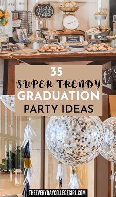 Graduation Party Ideas Cute Graduation Party Ideas, High School Graduation Party Themes, Grad Party Food, Graduation Brunch, Graduation Food, Senior Graduation Party, Graduation Party High, Graduation Party Foods