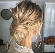 Hair Casual, Wedding Hairs, Casual Wedding Hair, Easy Wedding Guest Hairstyles, Casual Hair, Chignon Bun, Long Shag, Balayage Ombre, Wedding Guest Hairstyles