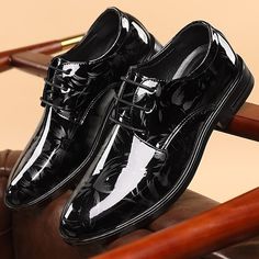 Category:Oxfords; Upper Materials:PU; Season:Fall,Spring; Gender:Men's; Toe Shape:Round Toe; Style:British,Business,Casual; Outsole Materials:Rubber; Occasion:Outdoor,Daily; Closure Type:Elastic Band; Function:Breathable; Listing Date:04/10/2023; 2023 Trends:Plus Size,Comfort Shoes; Foot Length:; SizeChart1_ID:2:175103; Size chart date source:Provided by Supplier.; US Size:; UK Size:14.5; EU Size:50 Groom Wedding Shoes, Spy Outfit, Men's Wedding Shoes, Business Casual Shoes, Leather Formal Shoes, 2023 Trends, Men Formal, Oxford Shoes Men, Leather Oxford Shoes