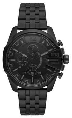 Diesel began as a denim clothing company in 1978 in Breganze, Italy. The founder Renzo Rosso wanted to create an innovative denim brand. He chose the name Diesel as diesel was considered an alternativ... Black Stainless Steel, Fashion Mode, Black Watch, Casio Watch, Chronograph Watch