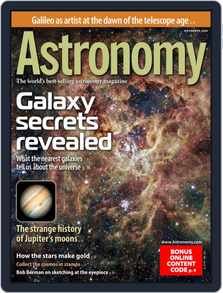 the cover of astronomy magazine galaxy secrets revealed