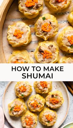 how to make shumai is an easy and delicious appetizer that's ready in under 30 minutes