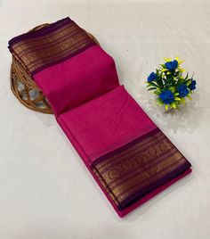 Beautiful kanchi cotton sarees . 80's Count Fancy Sarees   Length : 6.20 meter  Saree with running blouse  Easy wash and care . Please note - color may be vary a little due to sunlight and photography . Please message us after purchasing in case you want fall and Pico done it not . No extra charges for fall and Pico but inform us . Blouse stitching is also available . Kanchi Cotton Saree, Saree Traditional, Blouse Stitching, Border Saree, Traditional Saree, Indian Saree, Cotton Sarees, Fancy Sarees, Traditional Sarees