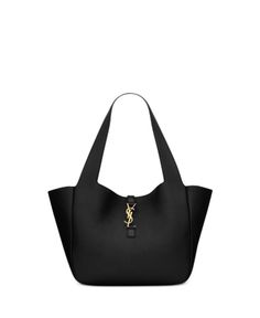 Saint Laurent Le 5 A 7 Bea Tote in Grained Leather Dream Bags, Deer Skin, Leather Handbags, Saint Laurent, Pick Up, In Store, Buy Online, Tote Bag, My Style