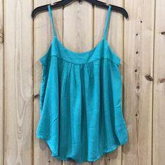 Nwt . Coordinating With Pants By Flying Tomato. Bin R S Gap Cami Tops For Summer, Gap Casual Cami Tank Top, Casual Gap Cami Tank Top, Gap Cotton Casual Tank Top, Gap Sleeveless Summer Tops, Gap Tops For Spring Vacation, Casual Blue Solid Color Tank Top, Green Gap Tops, Gap Summer Tops For Vacation