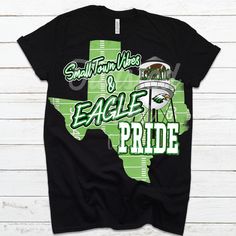 Check out this super cute TX football tee! No better way to show your school spirit than to have one of these for Friday night football! Green Sports Fan T-shirt For College, Green T-shirt For College Football Season, Green School Spirit T-shirt For Fan Gear, Green Football Season Sports Fan T-shirt, Game Day Green T-shirt With Team Spirit Style, Green Team Spirit T-shirt For Game Day, Green T-shirt For Game Day With Team Spirit, Green Sports Fan T-shirt For Football Season, Green Game Day T-shirt With School Spirit